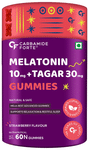 Carbamide Forte Melatonin + Tagara Vegetarian Yummy Gummies Orange