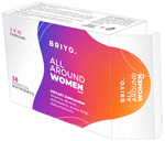Briyo All Around Women's Multivitamin: Highly Absorbable 37+ Nutrients in Conveniently Sized Capsule