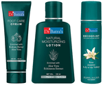 Dr Batra's Combo Pack of Natural Moisturizing Lotion 100ml, Deodorant for Women 100gm and Foot Care Cream 100gm