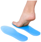Bos Medicare Surgical Silicone  Plain Insole Foot Support for Pain Relief Small