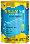 Braymil Premium Infant Formula 1 for Up to 6 Months Powder