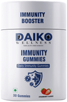 Daiko Wellness Immunity Booster Gummies | Vitamin C, Zinc | Strawberry