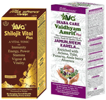 AVG Combo Pack of Vaidhyam Amrit Plus (1000ml) & Shilajit Vital Plus Tonic Sugar Free (200ml)