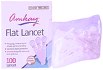 Amkay Flat Blood Lancet | Facilitates Easy Penetration | Ideal for Blood Sugar Testing