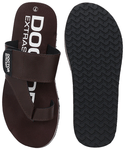 Doctor Extra Soft D26 Care Orthopaedic Diabetic Dr Stylish House Flip-Flop and Thump Ring Slip for Men Brown 8