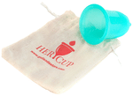 Goli Soda Her Cup Platinum-Cured Medical Grade Silicone Menstrual Cup Unit Teal Regular