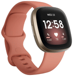 Fitbit Versa 3 Health & Fitness Smartwatch Pink Gold