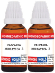 Dr. Majumder Homeo World Calcarea Muriatica Dilution(30ml Each) 3 CH