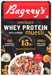 Bagrry's Chocolate Whey Protein with Almonds Muesli