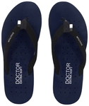 Doctor Extra Soft Ortho Care Orthopaedic Diabetic Pregnancy Comfort Flat Flipflops Slippers For Women 3 Navy