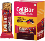 CaliBar Protein Crispy Bar (40gm Each) Berry Almond
