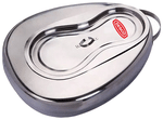 DESCO Stainless Steel Jointed 202 Grade Female Bedpan with Cover