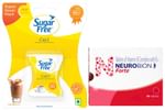 Combo Pack of Sugar Free Gold Low Calorie Sweetener (500) & Neurobion Forte Tablet (30)