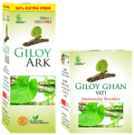 Ambic Combo Pack of Giloy Ark 300ml & 60 Giloy Ghan Vati