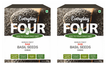 Everyday Four Raw Basil Seeds (150gm Each)