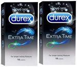 Durex Extra Time Condom (10 Each)