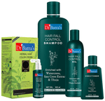 Dr Batra's Combo Pack of Hair Fall Control Serum 125ml, Conditioner 100ml, Hair Fall Control Oil 200ml, Hair Fall Control Shampoo 500ml and Herbal Hair Color Cream 130gm Brown