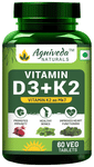 Agniveda Naturals Vitamin D3 +K2 Veg Tablet