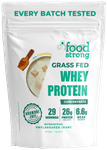 Foodstrong Grass Fed Whey Protein Concentrate Powder Unflavoured