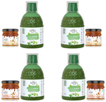 Farm Naturelle Heart Care Juice (400ml Each) with 55 gm Ginger Infused Honey Free