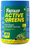 Fast&Up Active Greens with High Quality Superfoods & Supergreens | For Immunity Boost Powder Lemon