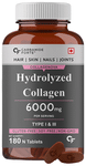 Carbamide Forte Collagenova Hydrolyzed Collagen Peptide 6000 mg Type I & III Tablet