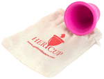 Goli Soda Her Cup Platinum-Cured Medical Grade Silicone Menstrual Cup Fushia