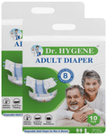 Dr Hygene Disposable Adult Diaper (10 Each) Large