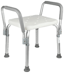 Entros ​SC6055A Premium Aluminium Height Adjustable Shower Bathing Chair Stool