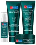 Dr Batra's Combo Pack of Oil Control Face Wash 100gm, Natural Skin Lightening Cream 100gm, Age Defying Skin Firming Serum 50gm and Intense Moisturizing Cream 100gm