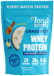 Foodstrong Grass Fed Whey Protein Concentrate + Isolate Powder Vanilla
