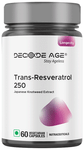 Decode Age Pure Trans Resveratrol 250mg helps in Slow down Ageing and Improve Metabolism