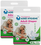 Adee Hygiene Adult Diaper Luxuriously Soft (10 Each) Large
