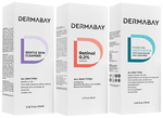 Combo Pack of Dermabay Gentle Skin Cleanser (75 ml) , Dermabay Retinol 0.2% Serum (30ml) & Dermabay Hydrating Moisturiser (75 ml)
