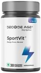 Decode Age SportVit Vegetarian Capsule ,Blend for Athletes, Improves Energy & Endurance, Pre Workout Supplement
