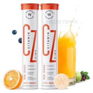 Wellbeing Nutrition Organic Vitamin C + Zinc Tablets order on medstown app