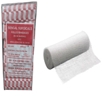 Absorbent Cotton Medical Gauze Roll Bandage (12 Each) 15cm x 5m