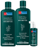 Dr Batra's Combo Pack of Hair Vitalizing Serum 125ml, Dandruff Cleansing Shampoo 500ml and Hair Fall Control Shampoo 500ml