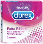 Durex Extra Ribbed Condom