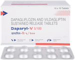 Daparyl V 5mg/100mg Tablet