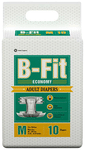 B-Fit Economy Adult Diapers (10 Each) Medium