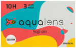 Aqualens 10H Monthly Disposable Contact Lens with UV Protection Optical Power -4.25 Spherical Transparent