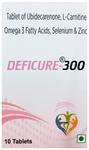 Deficure 300 Tablet with CoQ10, L-Carnitine, Omega-3 Fatty Acids, Selenium & Zinc