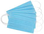 Amkay Disposable Non-Woven Face Mask | 3 Layered Fabric for Men & Women |