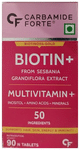 Carbamide Forte Biotin with Multivitamin for Hair, Skin, Energy & Immunity | Tablet