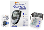 Combo Pack of Dr Morepen BG 03 Gluco One Glucose Monitoring System with 25 Test Strip & Dr Morepen BP 02 Blood Pressure Monitor