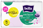 Bella Perfecta Ultra Sanitary Napkins Silky Drai Maxi Green XL
