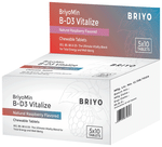Briyo Min B-D3 Vitalize Chewable Tablet (10 Each) Natural Raspberry