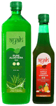 Ayah Combo Pack of Pure Aloevera Ras (1000ml) & Apple Cider Vinegar (500ml)