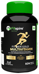 Fitspire Fit Men Gold Multivitamin 46 Vital Nutrient Tablet